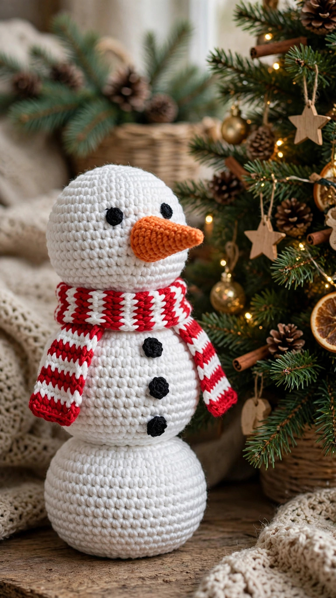 Snowmal Free Snowman Crochet Pattern: Easy Amigurumi Snowman