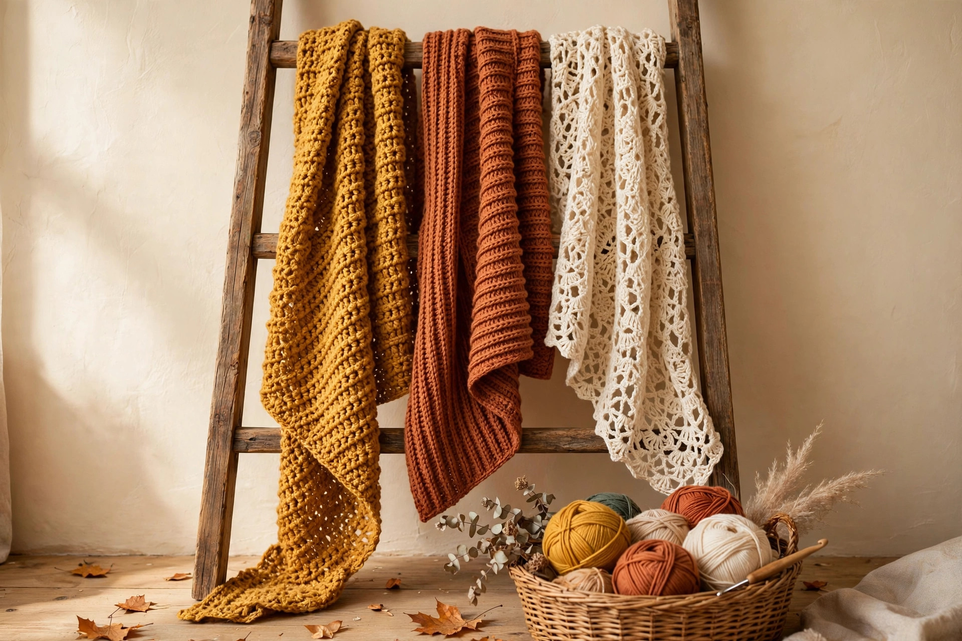 Crochet Scarf Patterns for Beginners: 3 Easy Free Designs