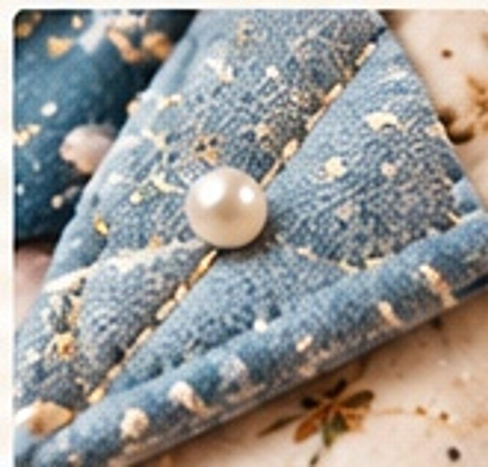 Close-up of quilted flap detail showing soft padding, even quilting lines and a snowflake accent