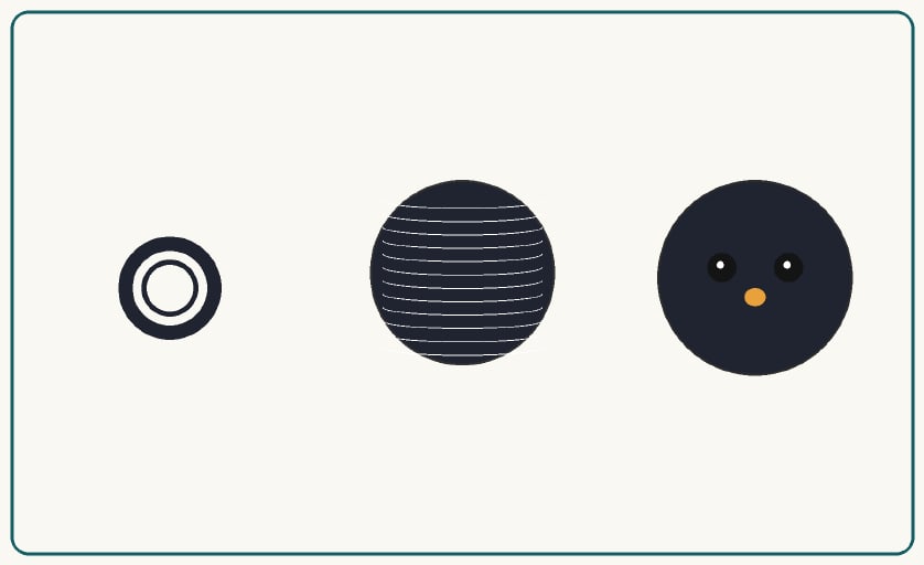 Penguin step 1 — standard head rounds chart