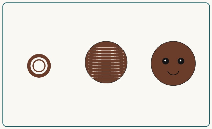 Gingerbread step 1 — standard head rounds chart