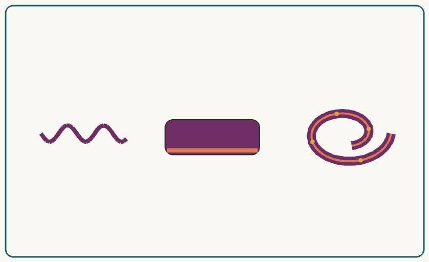 Elf step 3 — plum spiral lower body chart with rust edge