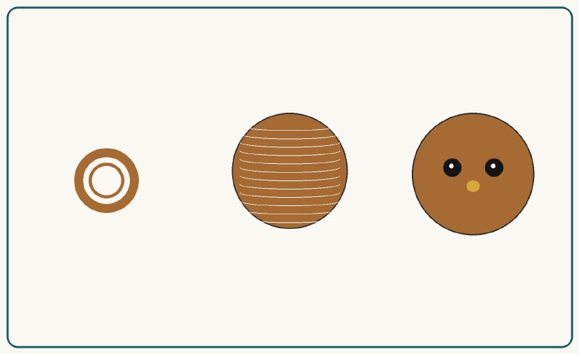 Reindeer step 1 — standard head rounds chart